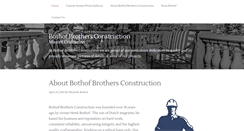 Desktop Screenshot of bothofbrothersconstruction.com